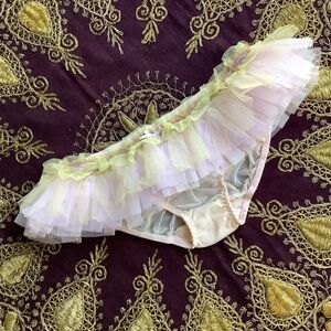 Vintage Bas Bleu London For Victoria’s Secret Tutu Pantie Sz M Color Ballet Pink